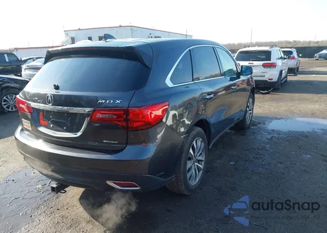 2014 Acura Mdx Technology Package from USA, damaged, VIN 5FRYD4H49EB033401